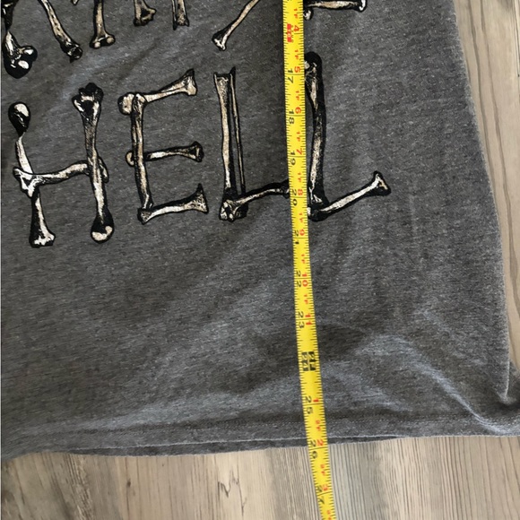 Social Misfits Gray Graphic Tee - Short Sleeve/ distressed back - Picture 5 of 7